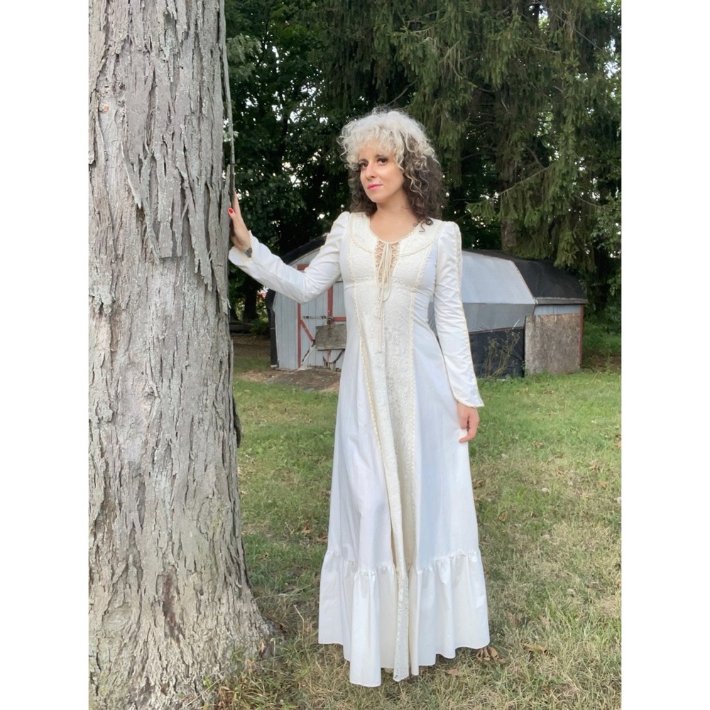 Gunne Sax Vintage Prairie Wedding Dress